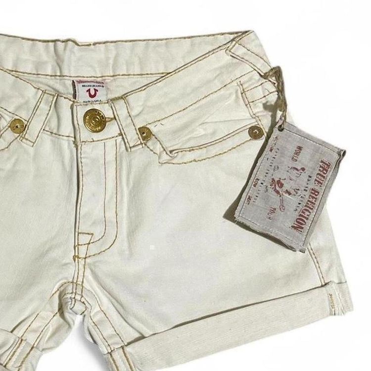 Immagine di Y2K True Religion Denim Shorts size S low rise  5