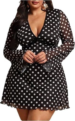 Black Polka Dot Dress image 5