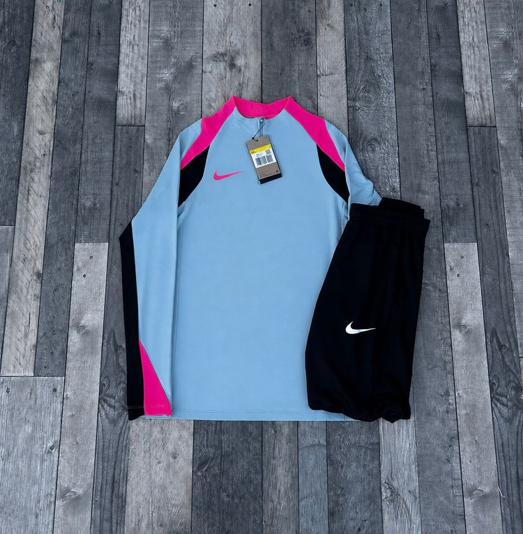 Nike Strike 1/4 Zip Tracksuit Set - ‘Black White Hyper Pink’ - Size Small, XXL 2