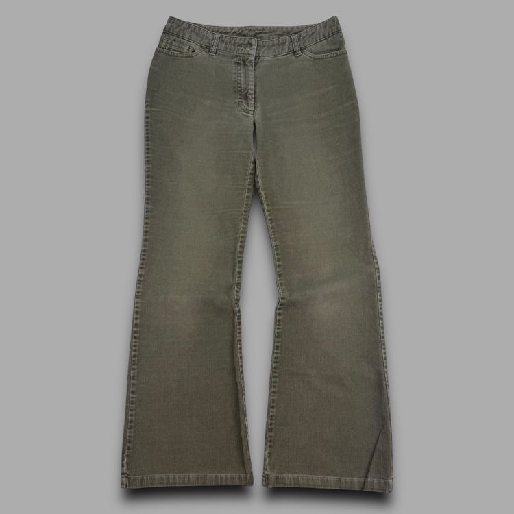 Next petite 2000's corduroy fitted flair jeans (L) wms image 1