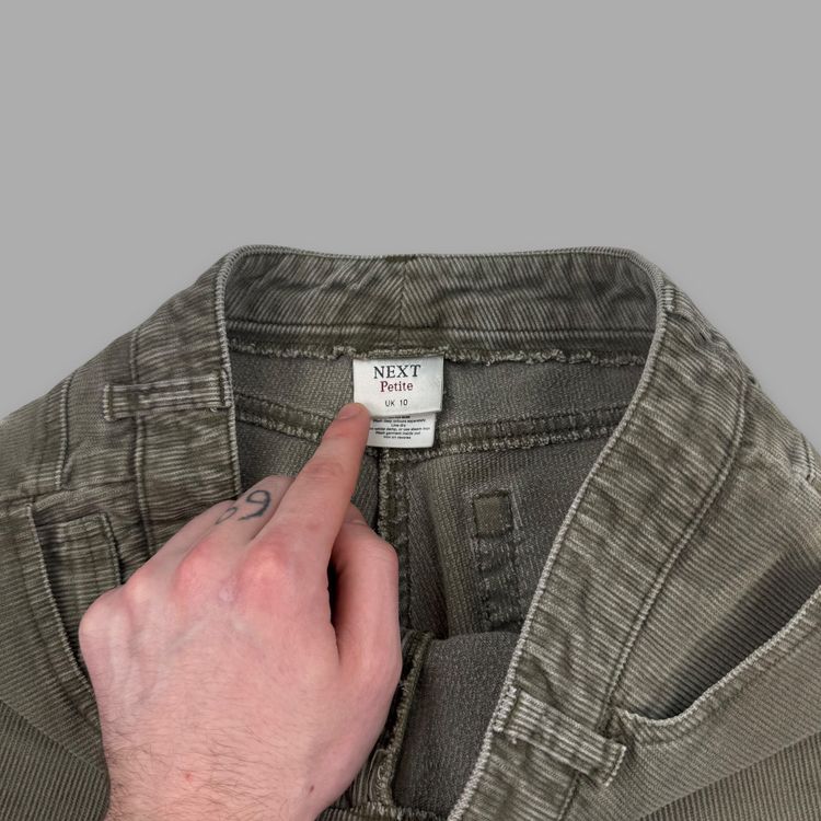 Next petite 2000's corduroy fitted flair jeans (L) wms image 10