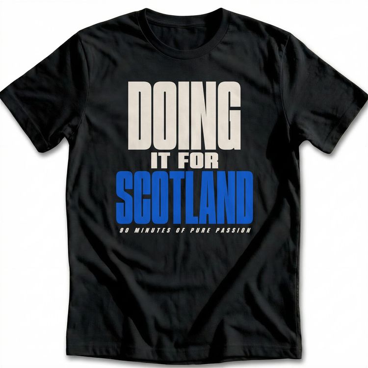 Doing It For Scotland Football T-Shirt 5