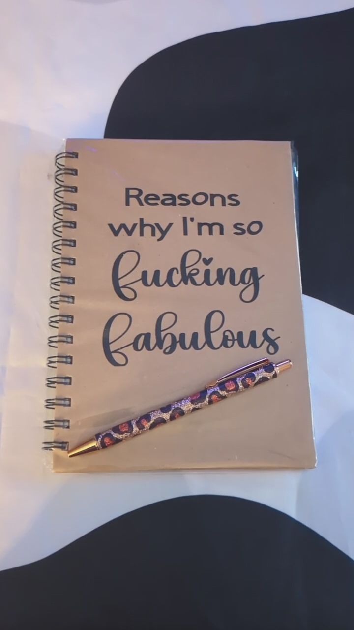 A5 Kraft Hard Back notebook and pen obraz 1