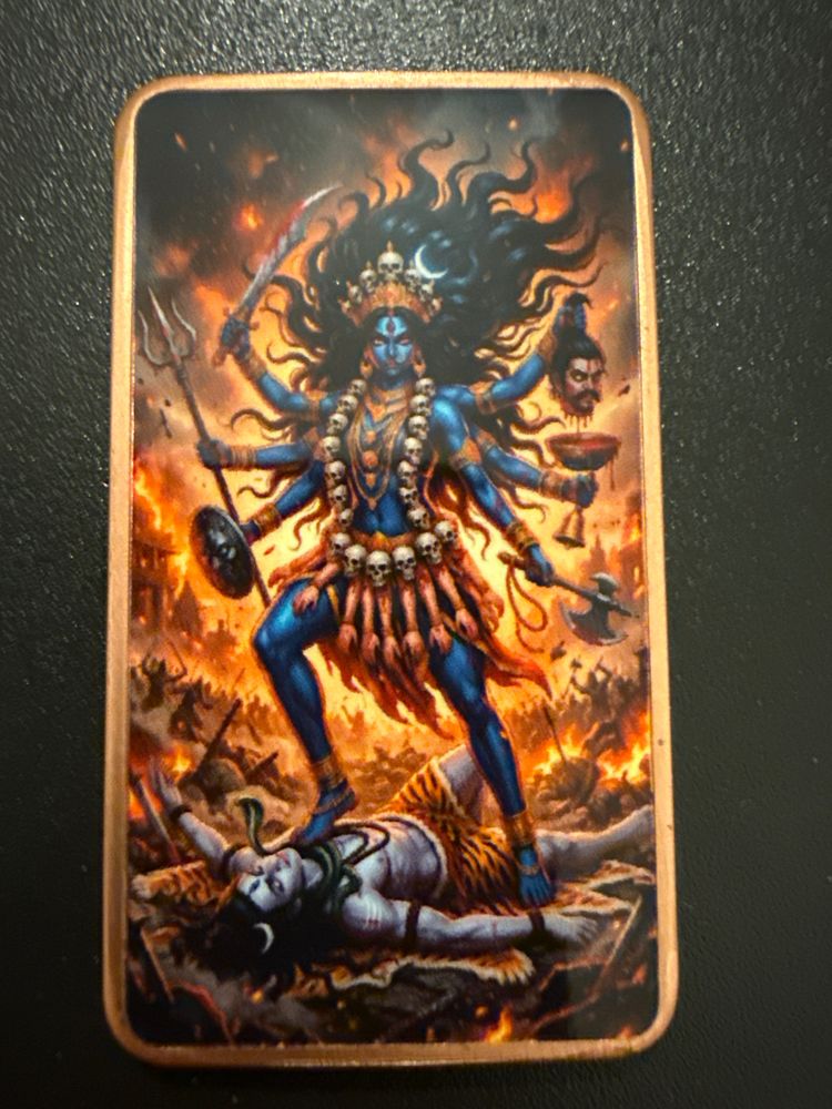 Unbranded Mythological Goddesses Series - Kali Copper Art Bar Hindu Goddess of Destruction product image