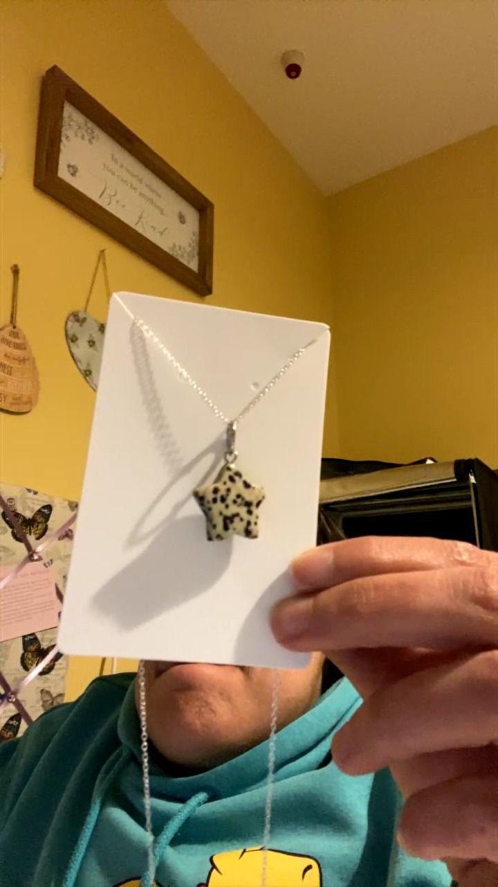 Other dalamtian jasper star necklace  product image