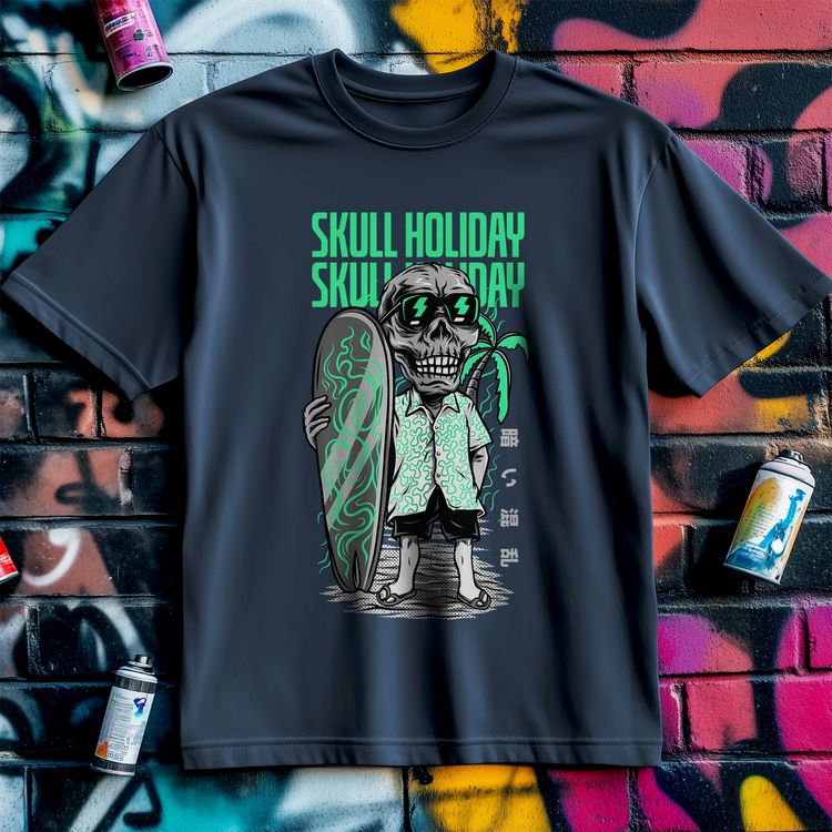 Skull Holiday T-shirt - image 4