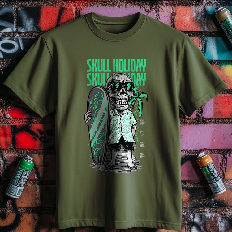 Skull Holiday T-shirt - image 2