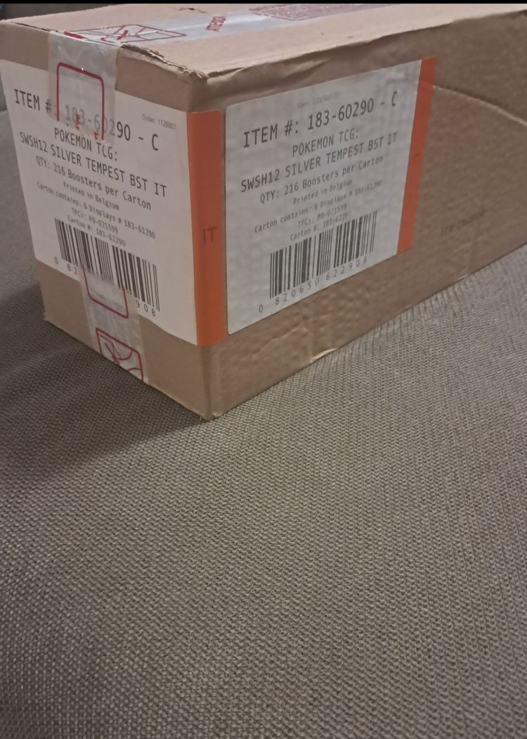 Pokemon  Case siglato di Tempesta Argentata ITA DA 6 Box obraz 2