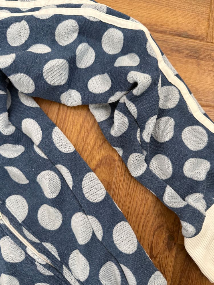 Blue Adidas Polka Dot Zip Jumper (S) 15
