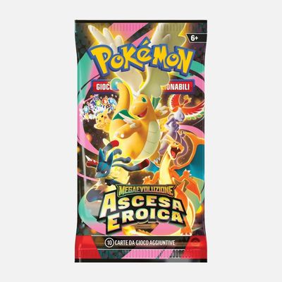 Pokémon Ascesa Eroica Bustina 10 Carte Mega Evoluzione ITA 1