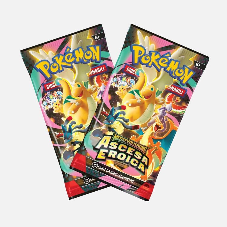 Pokémon Ascesa Eroica Bustina 10 Carte Mega Evoluzione ITA 3