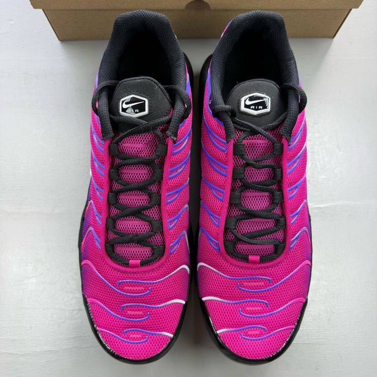 Nike Air Max Plus TN Size UK 9 Fireberry Pink Purple Men's Trainers 604133-610 obraz 7