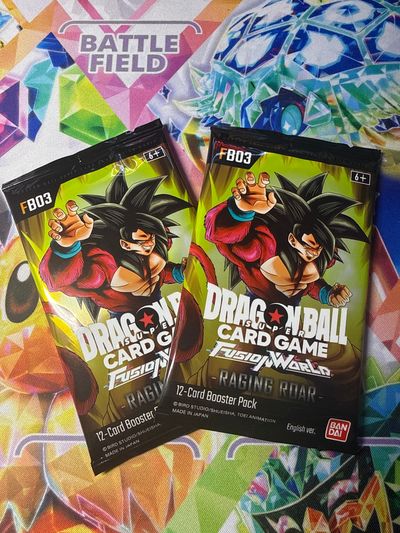 2 x FB03 Raging Roar Dragon Ball Z Booster Packs