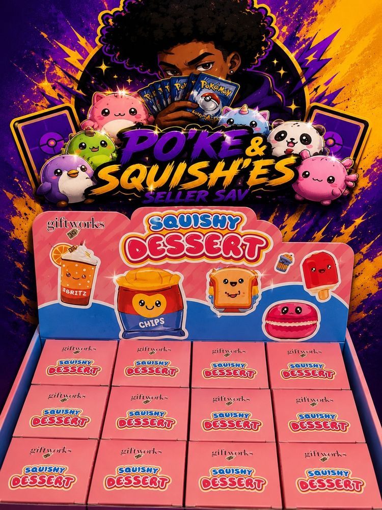 Giftworks Squishy Dessert Toys