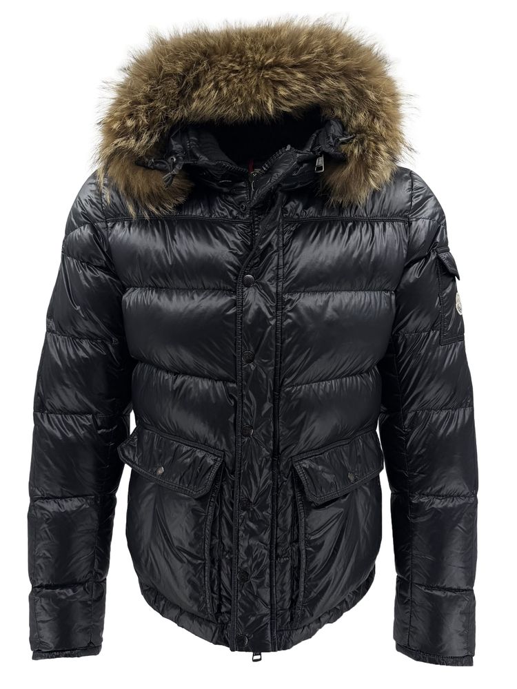 Moncler Hubert Down Jacket - Black (456435122)