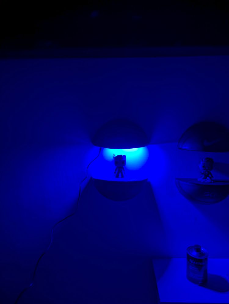 Mensola da Muro Pallone Basket Nike Dominate LED Display Funko Pop Handmade image 8