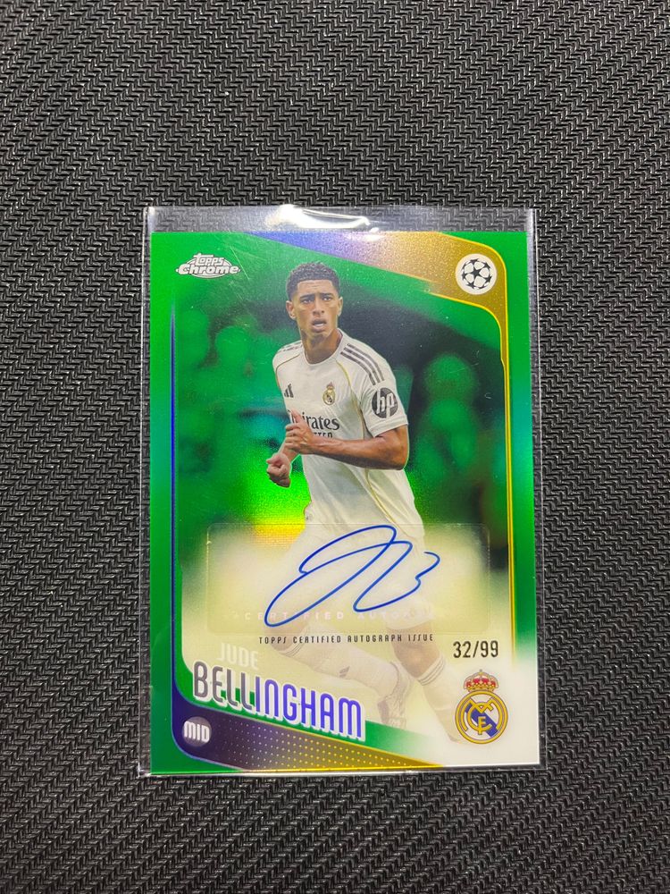 Jude Bellingham auto /99 topps chrome