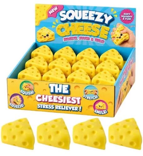 Squeezy Cheese Stress Reliever Toy image 1
