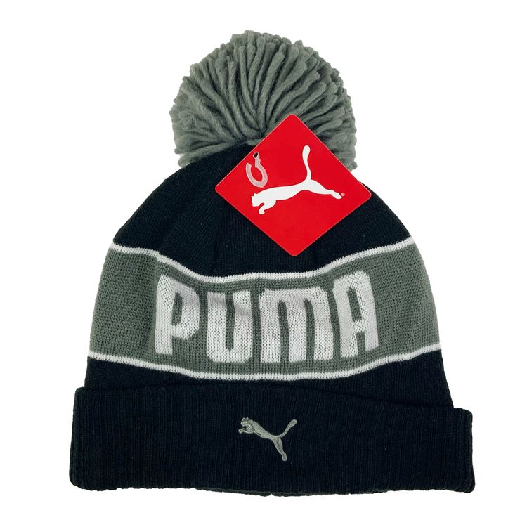 Puma Puma Spellout Beanie Hat in Black product image