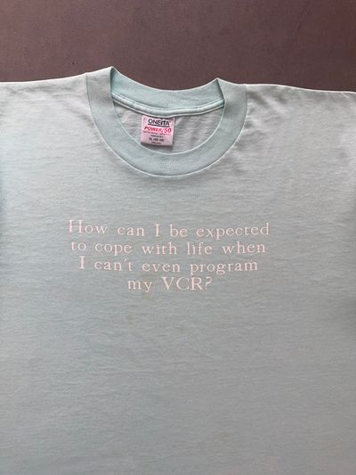 1990s VCR tee (XL)