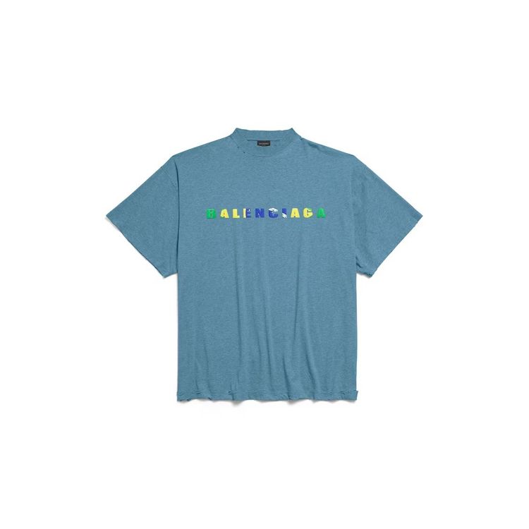 Balenciaga Balenciaga Blue Logo T-Shirt product image