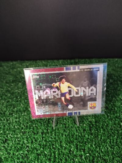 Maradona Halo Foil Topps FC Barcelona Team Set