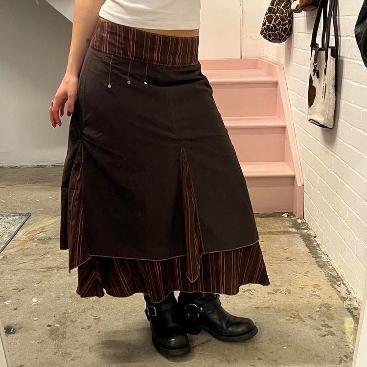 Other Votre Mode Layered Brown Skirt product image