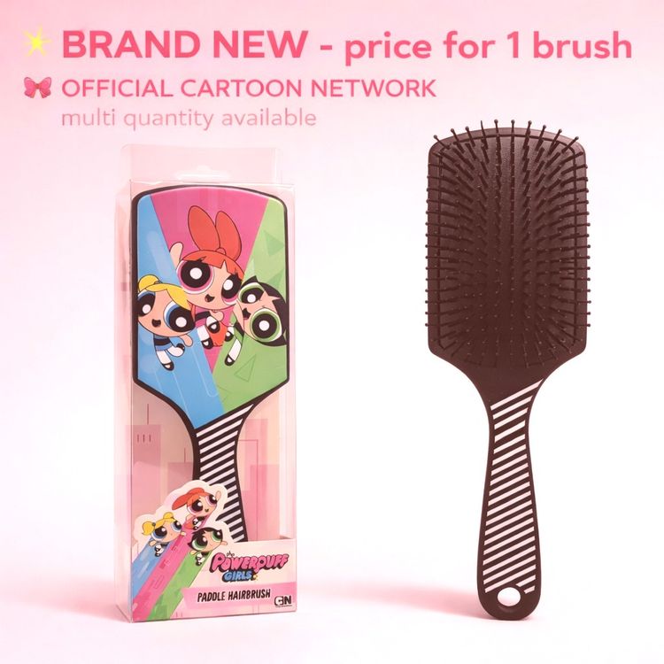 Powerpuff Girls Paddle Hairbrush