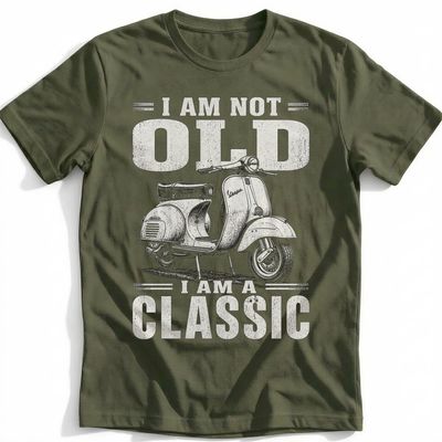 I'm Not Old I'm A Classic Vespa 33 T-Shirt 4