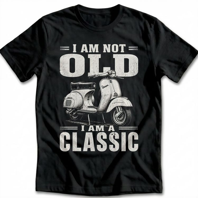 I'm Not Old I'm A Classic Vespa 33 T-Shirt 5