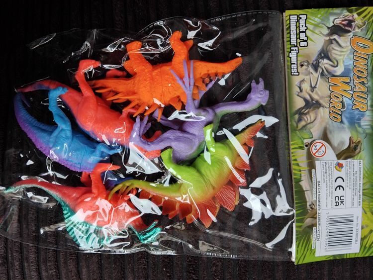 Dinosaur World Pack Of 6 Dinosaur Figures imagen 2
