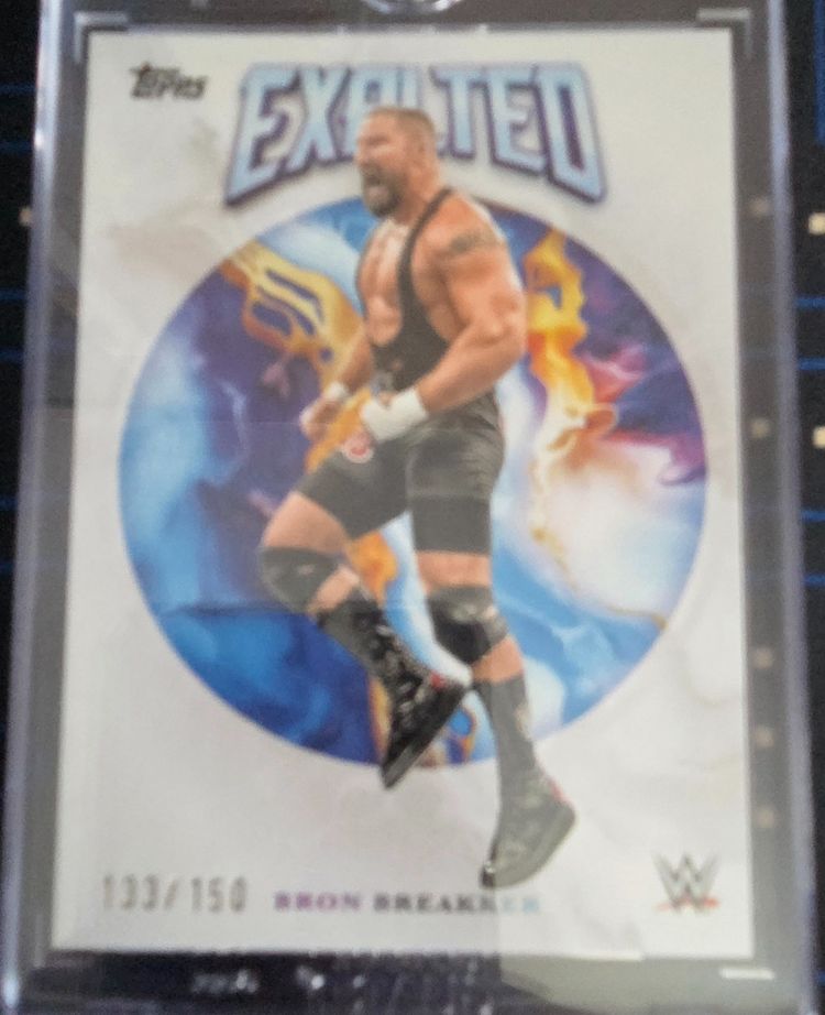 Other Topps Exalted Bron Breakker Numbered card  /150 product image