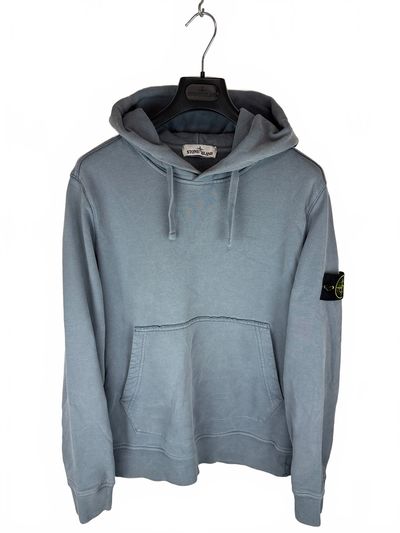 Felpa blu con cappuccio Stone Island - Taglia M