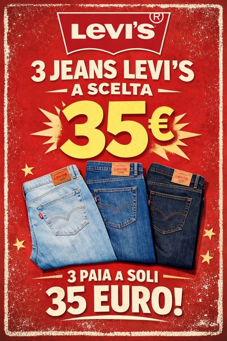 PROMO 3 Levi's a scelta