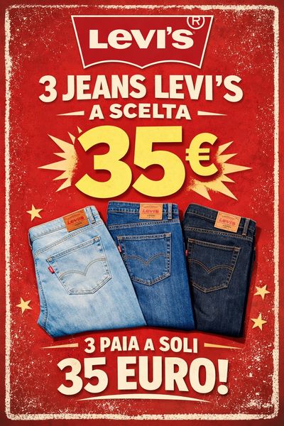 PROMO 3 Levi's a scelta