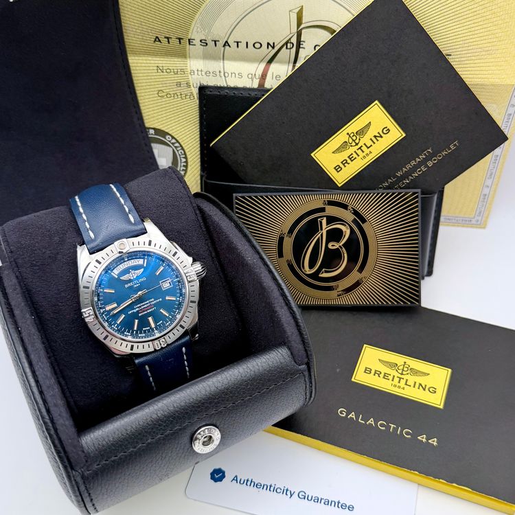 Breitling Galactic 44 Automatic Day-Date | Blue Dial | A45320 | 44mm 10