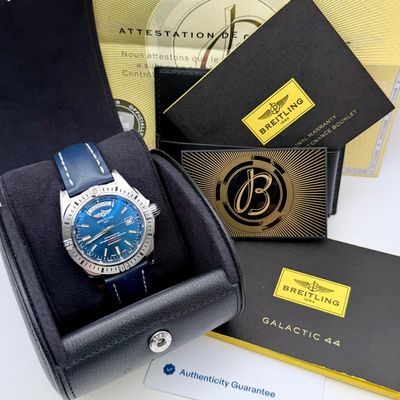 Breitling Galactic 44 Automatic Day-Date | Blue Dial | A45320 | 44mm 10