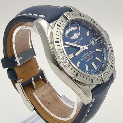 Breitling Galactic 44 Automatic Day-Date | Blue Dial | A45320 | 44mm 2