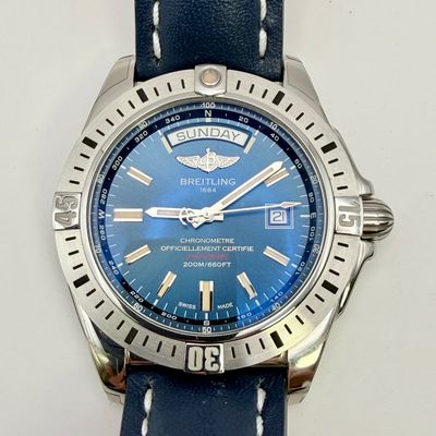 Breitling Galactic 44 Automatic Day-Date | Blue Dial | A45320 | 44mm