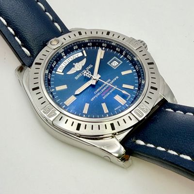 Breitling Galactic 44 Automatic Day-Date | Blue Dial | A45320 | 44mm 4