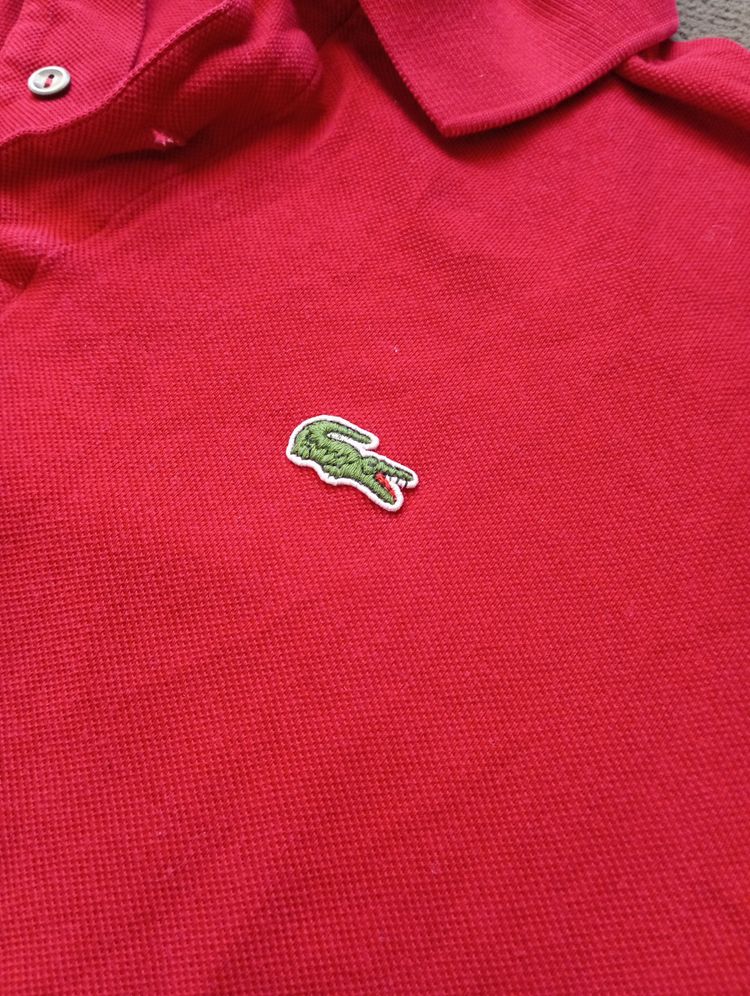 Lacoste Red Polo Shirt 2