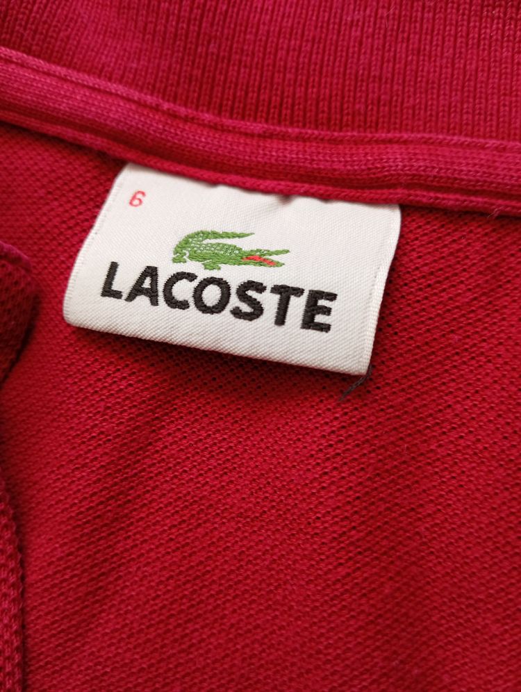Lacoste Red Polo Shirt 3