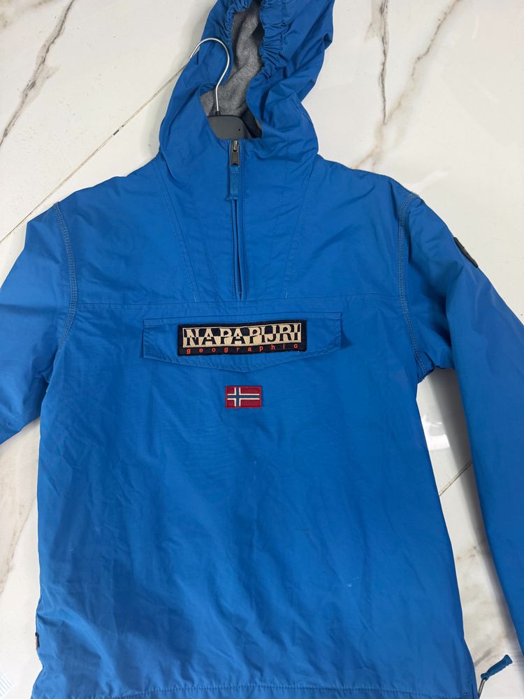 Napapijri Blue Hooded Jacket