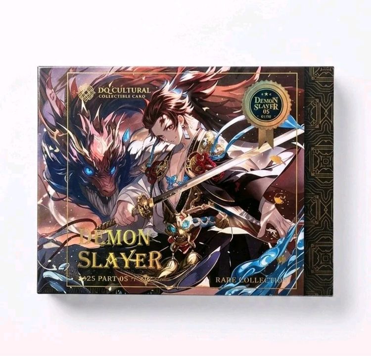 Box Demon Slayer Collectible Card DQ Cultural imagen 1