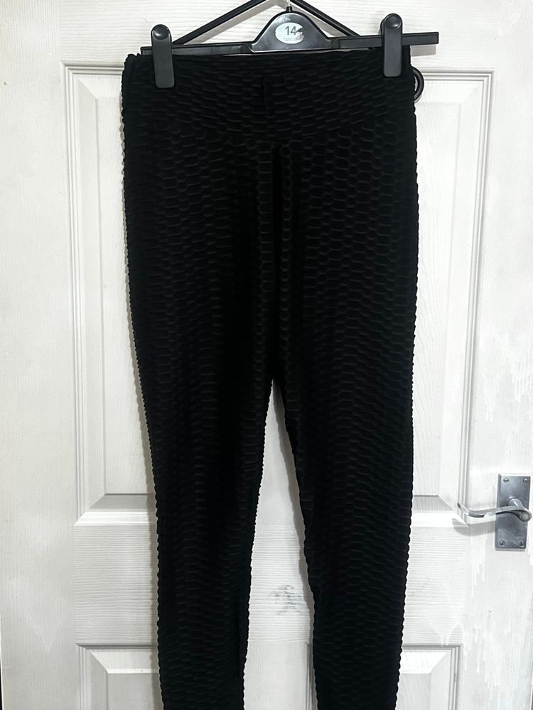 Other Black Textured Leggings product image