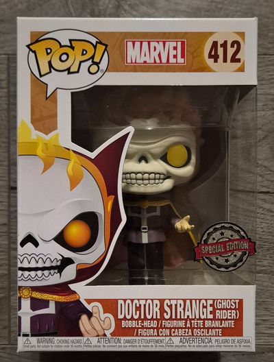 Marvel Doctor Strange (Ghost Rider) Pop! Bobble-Head