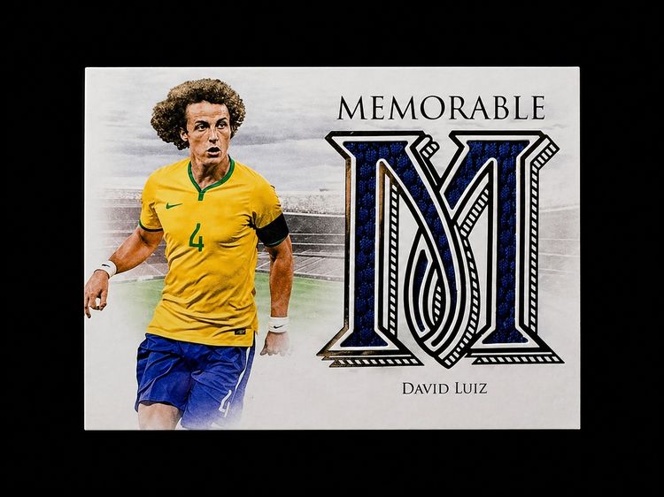 /20 David Luiz Memorable Match Worn Used Futera Unique 2025