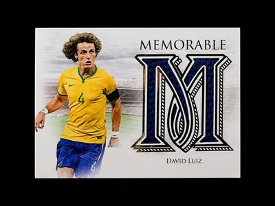 /20 David Luiz Memorable Match Worn Used Futera Unique 2025