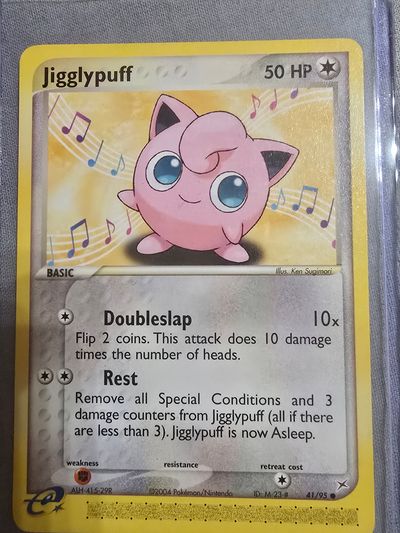 Jigglypuff vintage 2004 Pokémon Trading Card