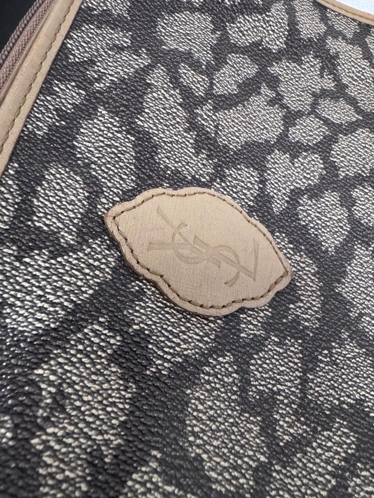 Yves Saint Laurent patterned pouch bag 4
